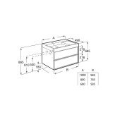 Inspira unik 2 tiroirs 1000x490mm magnolia - ROCA A851992556 