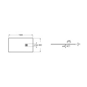 Rec Terran 1600X900 Cadre A/Vid Blanc - ROCA AP10264038441100 
