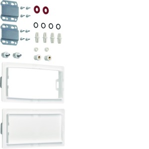 Kit d´association univers, vertical, pour armoires 2 travées P:160/205mm - HAGER FZ442B 