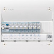 Tableau électrique gamma+ 13, pré-équipé 1 rangées, 13 M, Quickfix - HAGER GDM113A 