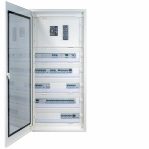 Relais différentiel type A 0.03-30A temporisé 4voies avec écran de visualisation - HAGER HR535 