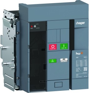 Disjoncteur Ouvert HW1 55kA 1600A 3P Débrochable sans chassis pour TU sentinel - HAGER HW1M316ZB 