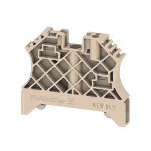 Butée d'arrêt 35 mm², connection à vis, Couleur: beige - HAGER KR01EW 