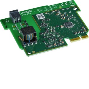 Carte TIC (Télé-Information-Client) filaire pour borne de recharge XVR1xx - HAGER XVA200 