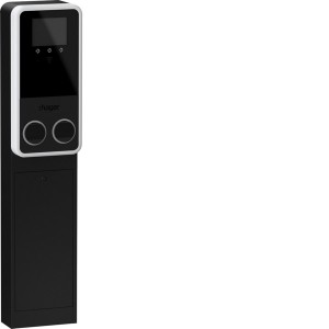 witty park2 Borne totem IP55 IK10 2x22kW T2+TE+OCPP+MID+ECRAN+RFID+Protections - HAGER XVG222SQF 