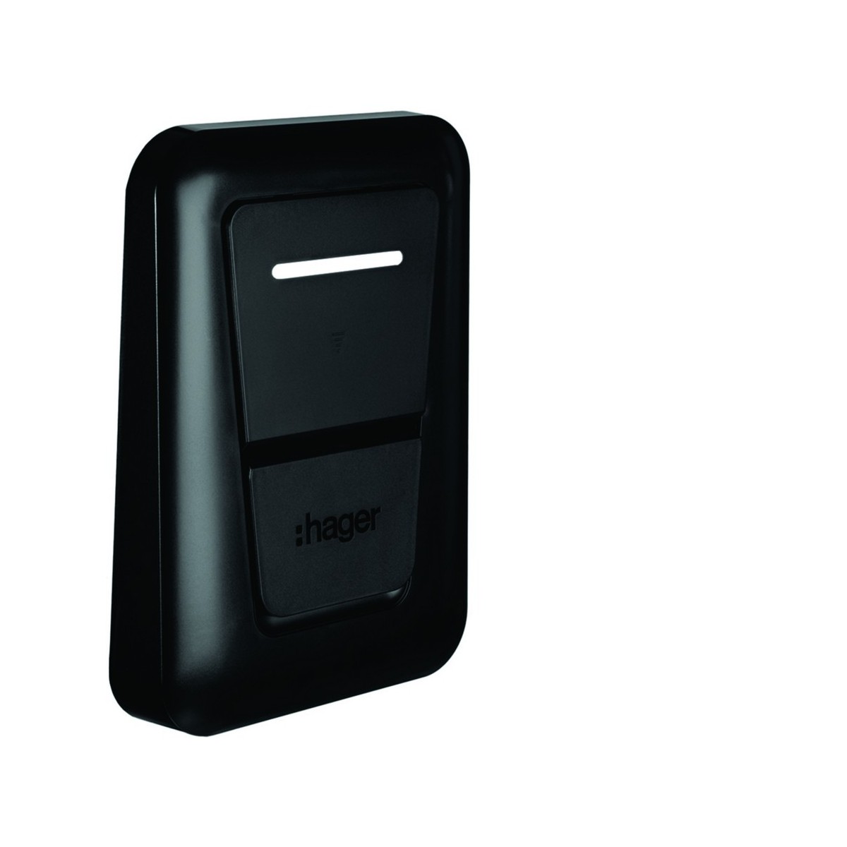 witty one pièce détachée-Couvercle de finition noir graphite, pour  witty XVR1xx - HAGER XVS120 