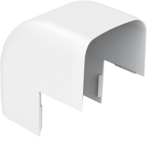 Angle Ext CLM75125 Blanc P - GOULOTTE DISTRIBUTIO  HAGER CLM751253 