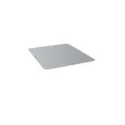 Plaque entrée pleine en AL plaque passe câbles ouverte basse quadro evo 700x600 - HAGER FN7060AL 