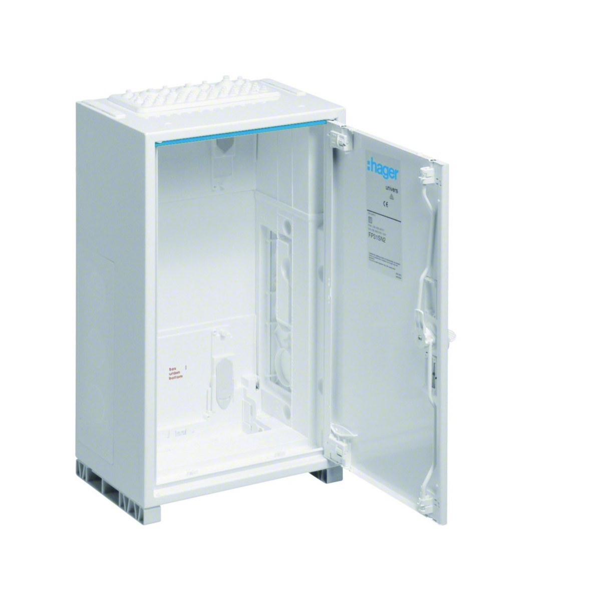 Armoire,univers, IP44, classe II, 500x300x205mm - HAGER FP31SN2 