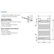 Sèche-serviette ACOVA - ATOLL Spa eau chaude 966W SL-170-060-05