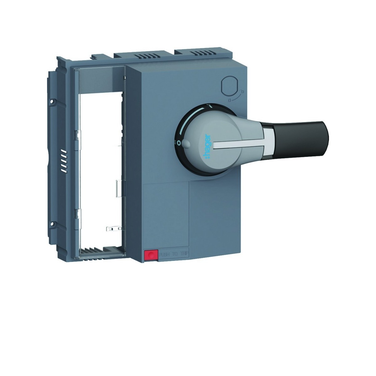 Commande rotative pour boitier moulé h3+ PW1600 en version Sentinel LSI - HAGER HXH036H 