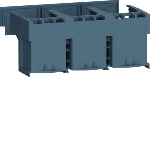 Cache-bornes 3P pour boitier moulé h3+ PW1600 - HAGER HYH021H 