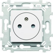 Prise de courant affleurante essensya 2P+T Pure - HAGER WE106 