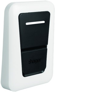 Couvercle de finition witty one blanc traffic pour borne witty XVR1xx - HAGER XVS130 