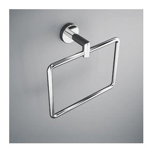 Anneau porte serviette laiton chromé pour salle de bain - SALGAR SIL 12791