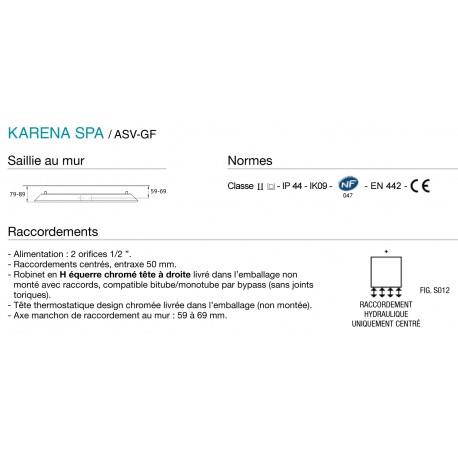 Sèche-serviette ACOVA - KARENA Spa Mixte