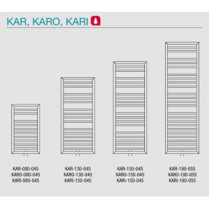 seche serviette eau chaude ACOVA KADRANE SPA Chrome