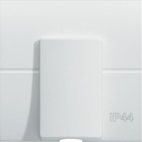 Sortie de câble étanche blanc HAGER WE154