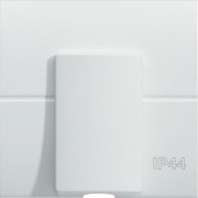 Sortie de câble étanche blanc HAGER WE154