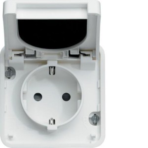 cubyko PC Schuko assoc. gris HAGER WNA160