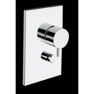 FACADE LAITON MITIGEUR DOUCHE TRIVERDE 2 SORTIES CHROME - CRISTINA ONDYNA TV68951