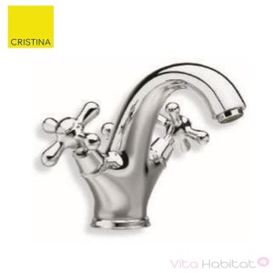 Mélangeur large pour lavabo IMPERO  + Vidage - CRISTINA ONDYNA IM21251