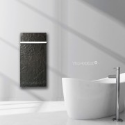 Barre sèche-serviette Inox pour radiateur VALDEROMA longeur 102cm profondeur 5cm- SS0100B