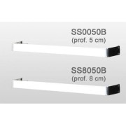 Barre sèche-serviette Inox pour radiateur VALDEROMA longeur 51cm profondeur 8cm - SS8050B