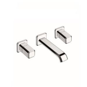 Façade mélangeur régular encastré pour lavabo ITALY  Chromé  + Vidage - CRISTINA ONDYNA IT24251