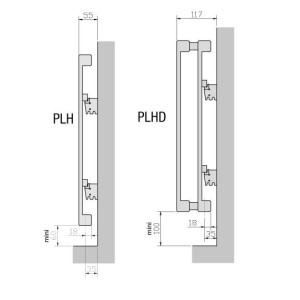 Radiateur chauffage central ACOVA - PLANEA Vertical double 2043W PLHD-220-063