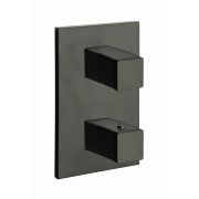 Façade thermostatique 3 sorties QUADRI LAITON NOIR - CRISTINA ONDYNA XQ85313