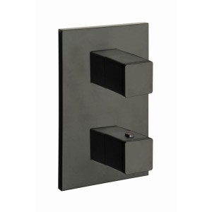 Façade thermostatique 3 sorties QUADRI LAITON NOIR - CRISTINA ONDYNA XQ85313