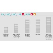 Sèche-serviette ACOVA - CALA eau chaude 1133W LN-176-060