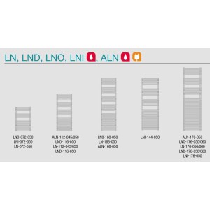Sèche-serviette ACOVA - CALA eau chaude simple ou double