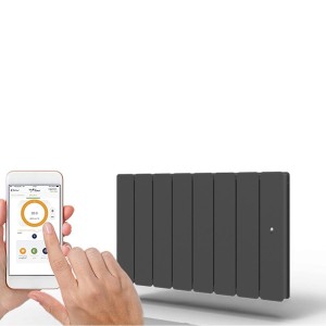 Radiateur Fonte PEGASE Smart ECOControl 750W Bas GRIS - APPLIMO 0011952SEHS