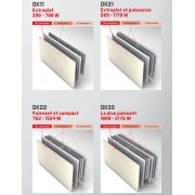Radiateur chauffage central H2O DK22 Horizontal Ardoise Noire 1524W VALDEROMA 02180022
