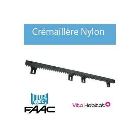 Crémaillère Nylon FAAC 30x20 1m  (6 attaches) - 719309002