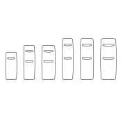 Sèche-serviette ACOVA - NUAGE électrique 1000W TGN-180-070/GF