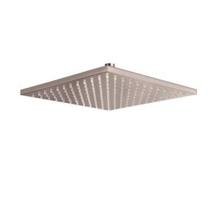 POMME DE DOUCHE CARREE 30X30 LAITON METAL BROSSE - CRISTINA ONDYNA PD55777