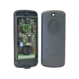 Récepteur bicanal pour l'extérieur IP54, 12 - 24V en 433,92MHz CAME RE432M