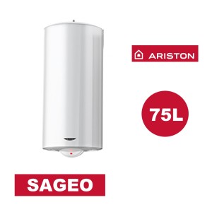 Chauffe-eau électrique vertical mural Sagéo 75 l -   Ø 470 mm - ARISTON 3200835