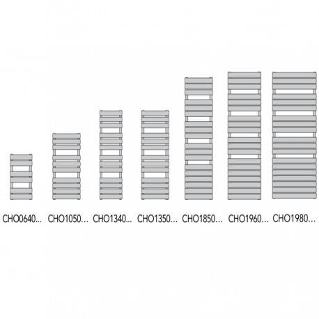 Sèche-serviettes eau chaude Finimetal - CHORUS BAINS Vertical 470W - CHO1050C