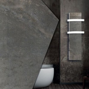 Sèche-serviette rayonnant SLIM 2.0 Terre Lunaire 500W - Valderoma 16500TL