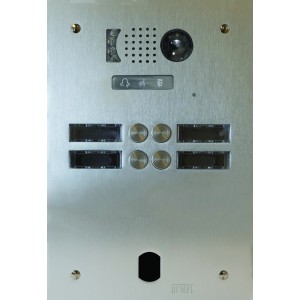 Plaque video alu 2r 4 bp 2 voice - URMET V83/204