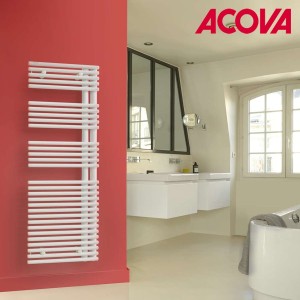 Sèche-serviette ACOVA - CALA Asymétrique à Droite - eau chaude 572W LNR-145-040