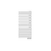 Sèche-serviette ACOVA - FASSANE Spa asymétrique électrique 750W TFR075-055TF