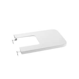 Abattant bidet carré silencio Inspira blanc - Roca A80653200B