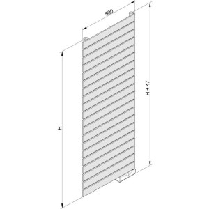 Sèche-serviette ACOVA - RÉGATE Status électrique  600W TPX-060-050