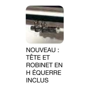 Sèche-serviette eau chaude ACOVA KADRANE SPA Inox 330W - KARI-130-045