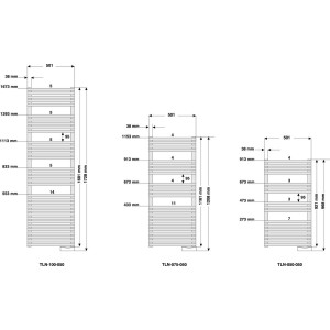 Sèche-serviette ACOVA CALA électrique TLN